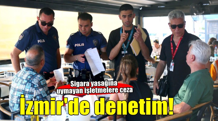 İzmir'de sigara denetimi
