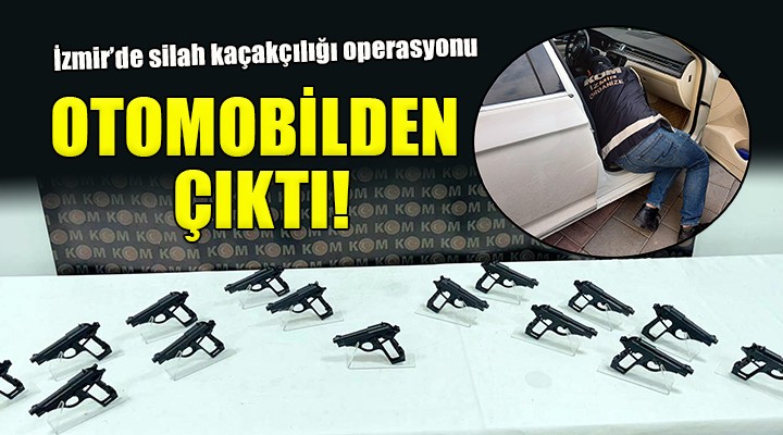 İzmir'de silah kaçakçılığı operasyonu...