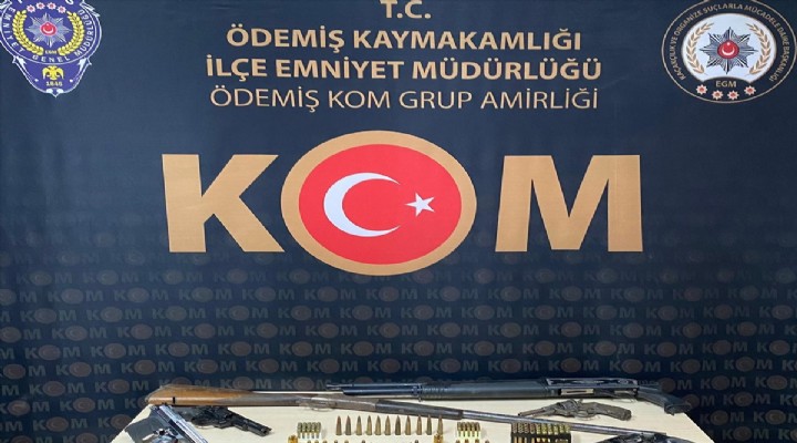 İzmir'de silah kaçakçılığı operasyonu!