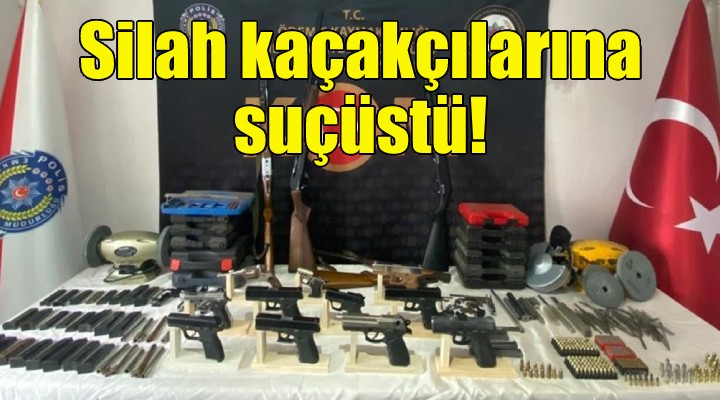 İzmir'de silah kaçakçılığı operasyonu!