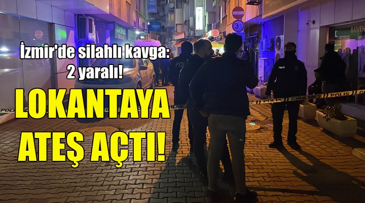 İzmir'de silahlı kavga: 2 yaralı!
