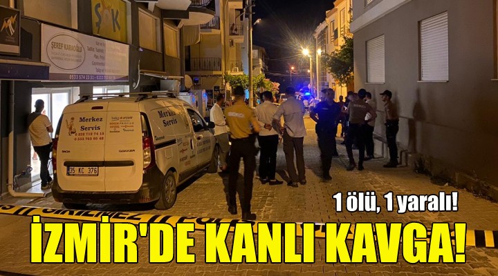 İzmir'de silahlı saldırı: 1 ölü, 1 yaralı!