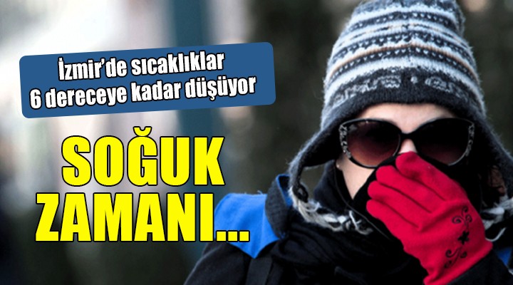 İzmir'de soğuk zamanı!
