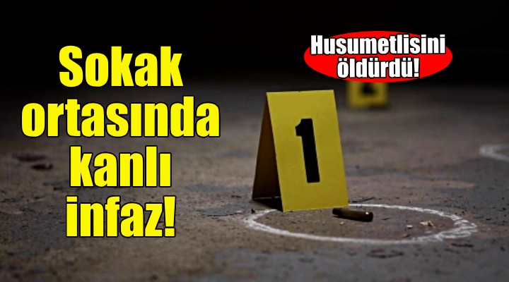 İzmir'de sokak ortasında kanlı infaz!