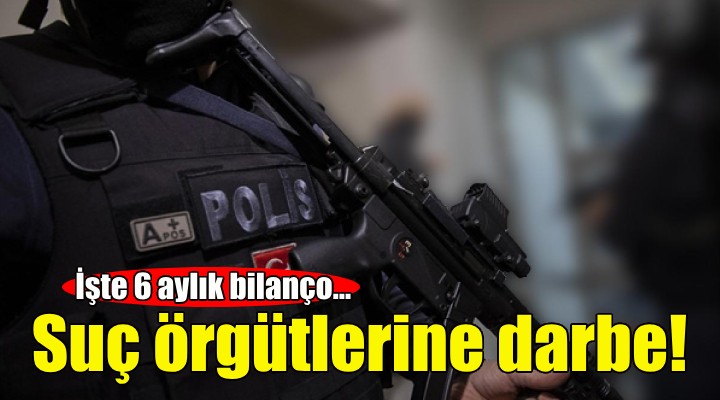 İzmir'de suç örgütlerine darbe!