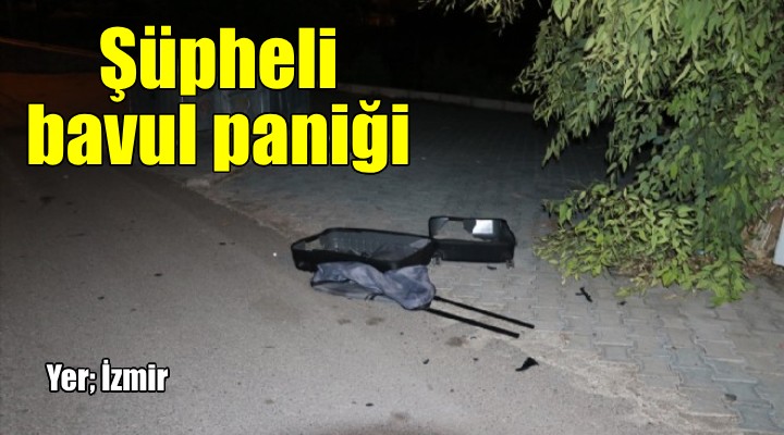 İzmir'de şüpheli bavul paniği!