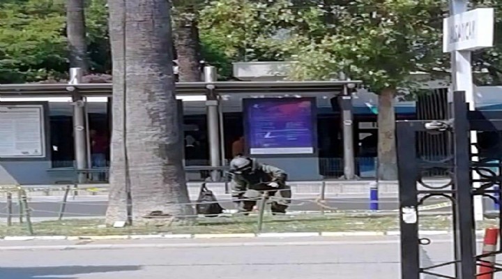 İzmir'de şüpheli çanta kontrollü patlatıldı