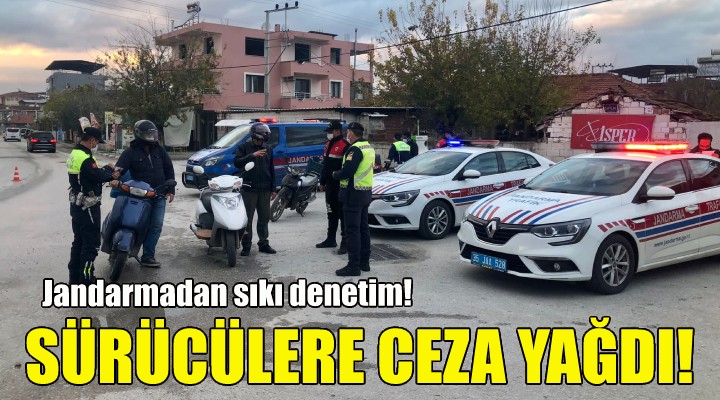 İzmir'de sürücülere ceza yağdı!