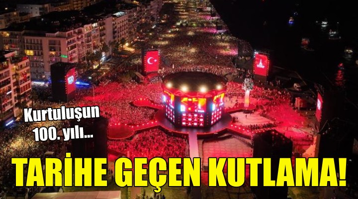 İzmir'de tarihe geçen kutlama!