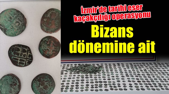 İzmir'de tarihi eser kaçakçılığı operasyonu...