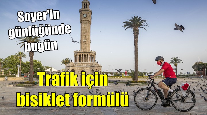 İzmir'de trafik için bisiklet formülü...