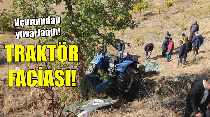 İzmir'de traktör faciası: 1 ölü!