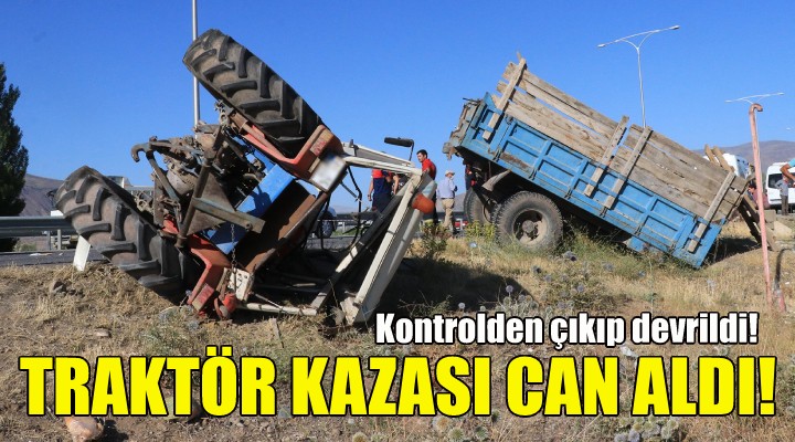 İzmir'de traktör kazası can aldı!
