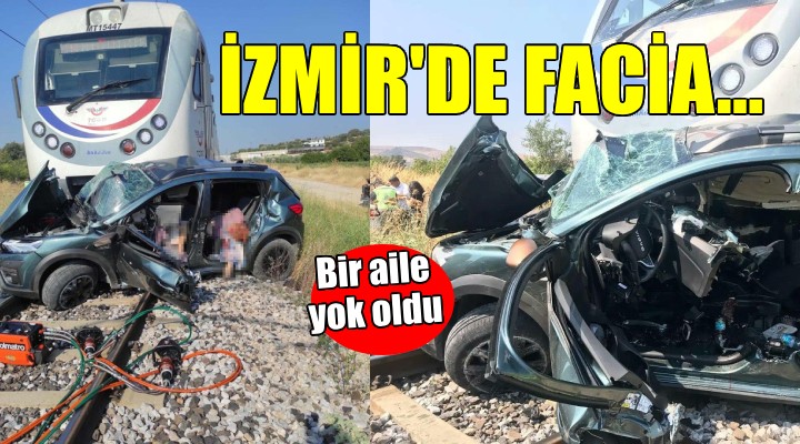 İzmir'de tren kazası... 3 kişi hayatını kaybetti