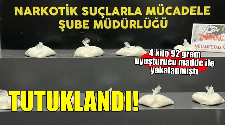 İzmir'de uyuşturucu operasyonunda yakalanan şüpheli tutuklandı