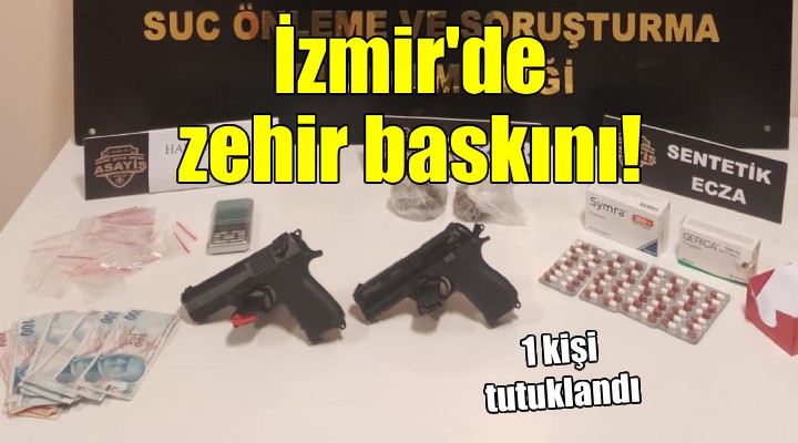 İzmir'de uyuşturucuya 1 tutuklama