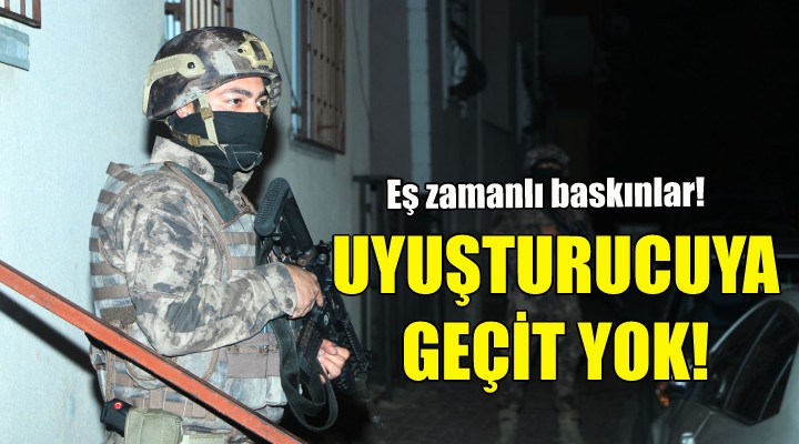 İzmir'de uyuşturucuya geçit yok!