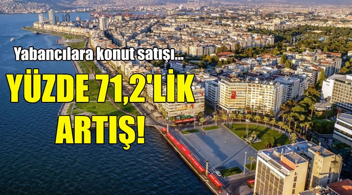 İzmir'de yabancılara konut satışında büyük artış!