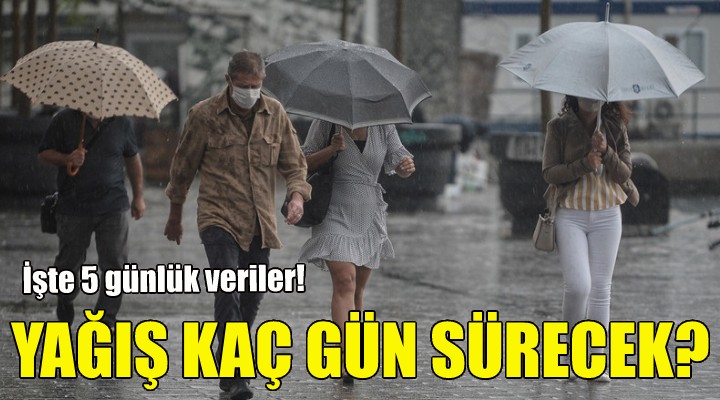 İzmir'de yağış kaç gün sürecek?