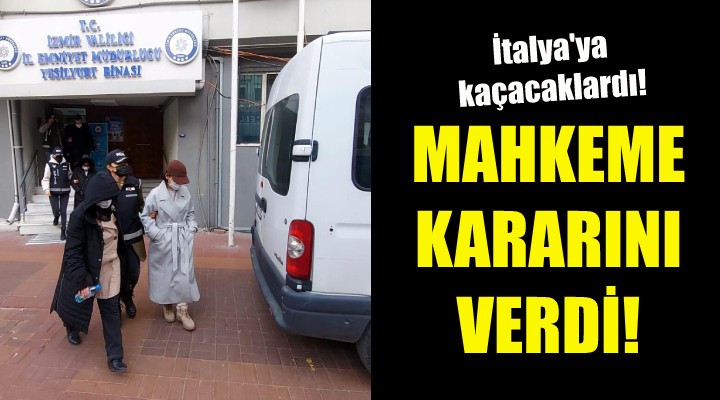 İzmir'de yakalanan FETÖ şüphelileri hakkında karar!