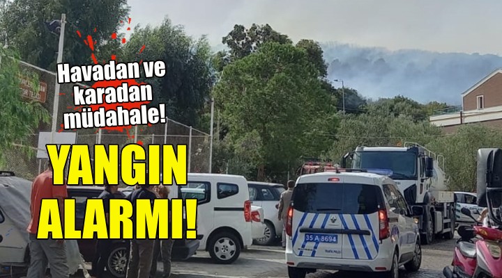 İzmir'de yangın alarmı!