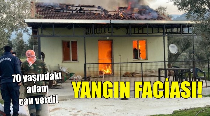 İzmir'de yangın faciası: 1 ölü!