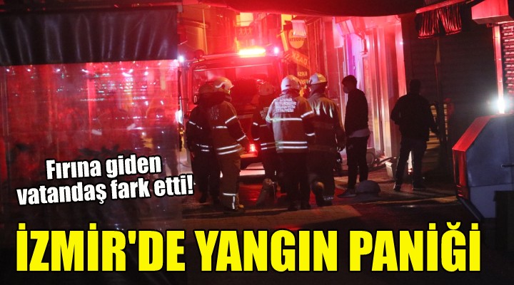 İzmir'de yangın paniği: 1 kişi dumandan etkilendi!