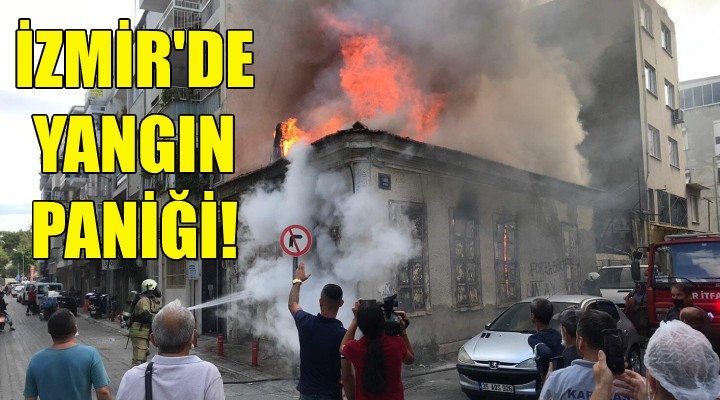 İzmir'de yangın paniği!