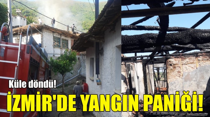 İzmir'de yangın paniği!