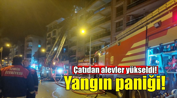 İzmir'de yangın paniği!