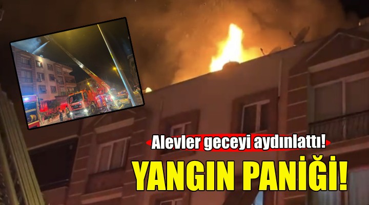 İzmir'de yangın paniği!