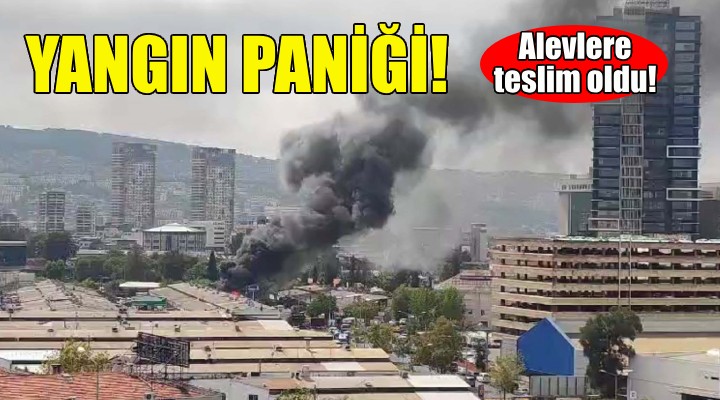 İzmir'de yangın paniği!