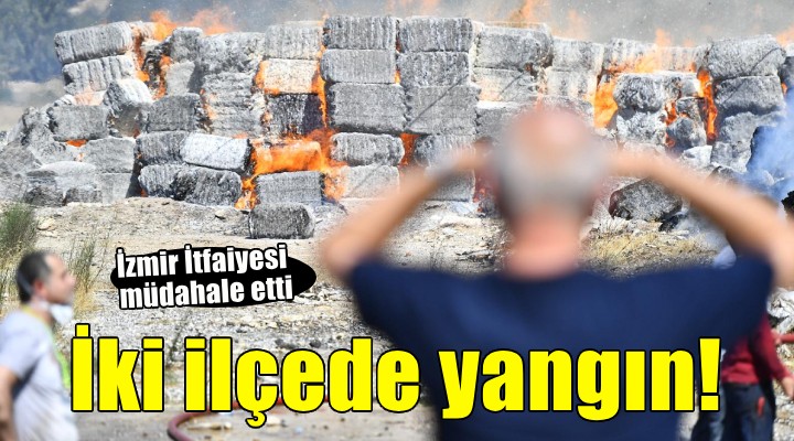 İzmir'de yangınlarla mücadele sürüyor