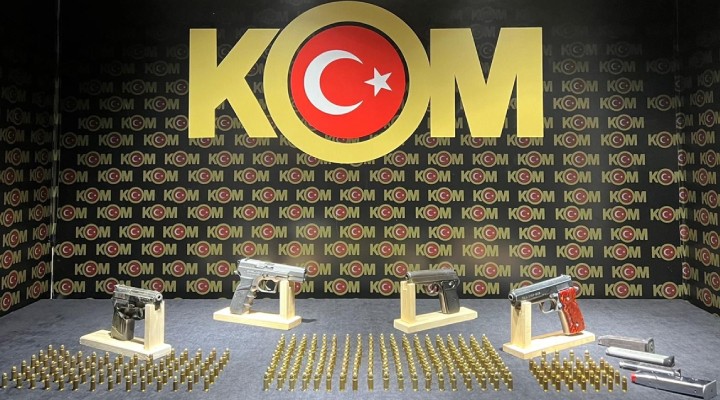 İzmir'de yasa dışı silah operasyonu!