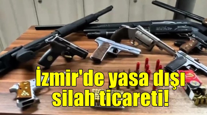 İzmir'de yasa dışı silah ticaretine 1 tutuklama