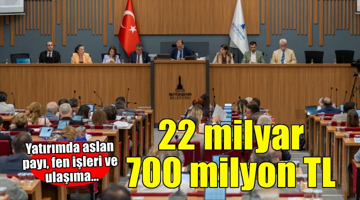 İzmir'de yatırımlarda aslan payı fen işleri, raylı sistem ve ulaşıma!