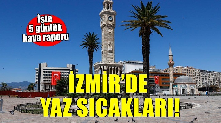 İzmir'de yazdan kalma günler!