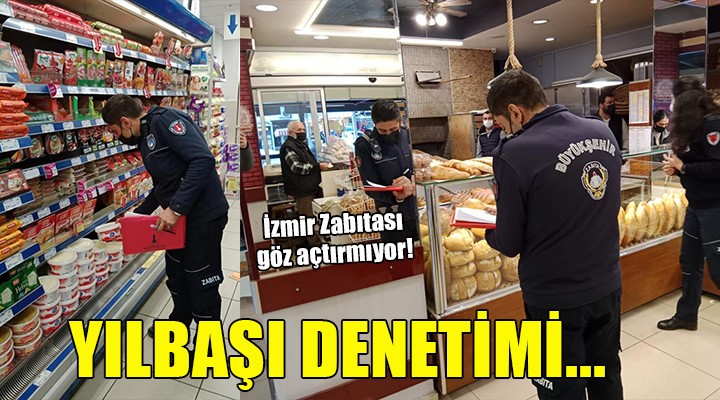 İzmir'de yılbaşı denetimi