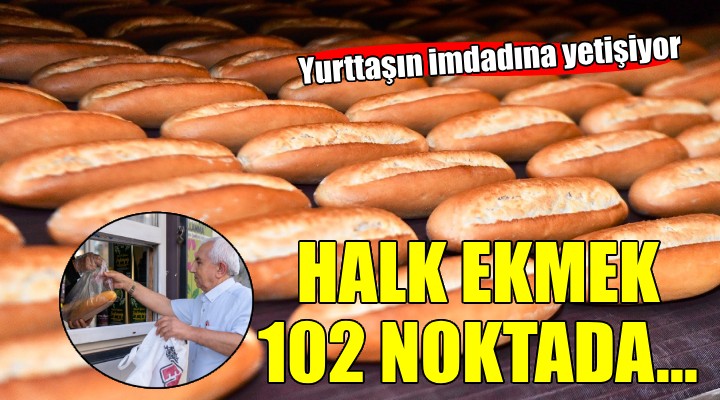 İzmir'de yurttaşın imdadına 'Halk Ekmek' yetişiyor