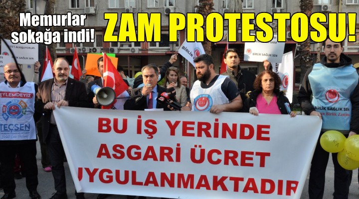 İzmir'de yüzde 25'lik zam protestosu!