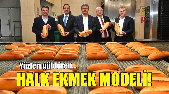 İzmir'de yüzleri güldüren Halk Ekmek modeli!