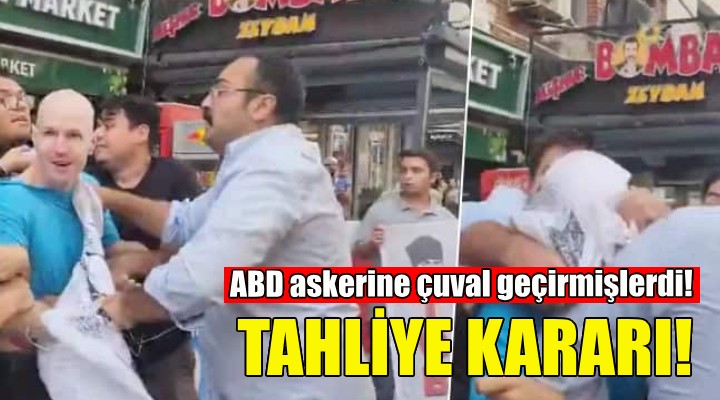 İzmir'deki çuval eylemine katılan 10 kişiye tahliye!