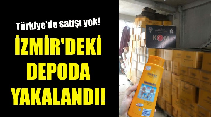 İzmir'deki depoda yakalandı!