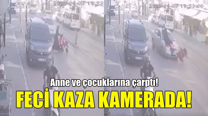 İzmir'deki feci kaza kamerada!
