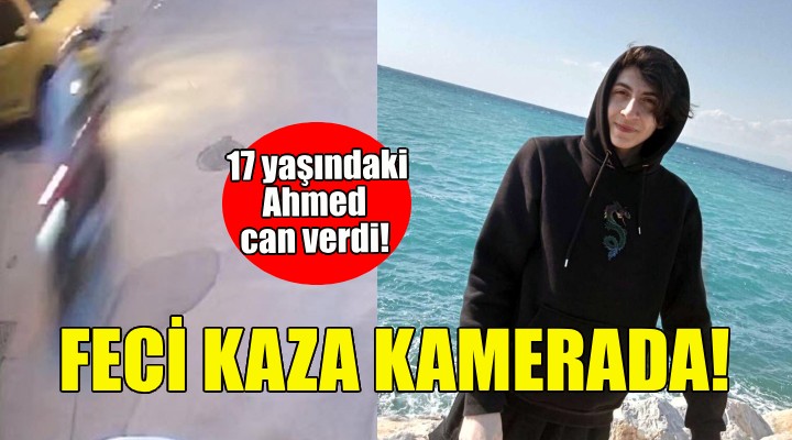 İzmir'deki feci kaza kamerada!