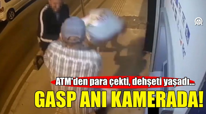 İzmir'deki gasp anı kamerada!