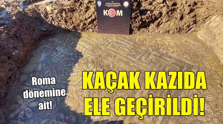 İzmir'deki kaçak kazıda ele geçirildi!