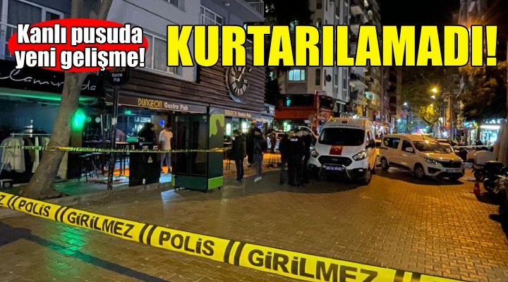 İzmir'deki kanlı pusuda yeni gelişme!