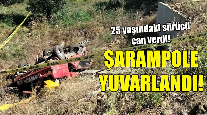 İzmir'deki kazada 25 yaşındaki sürücü can verdi!