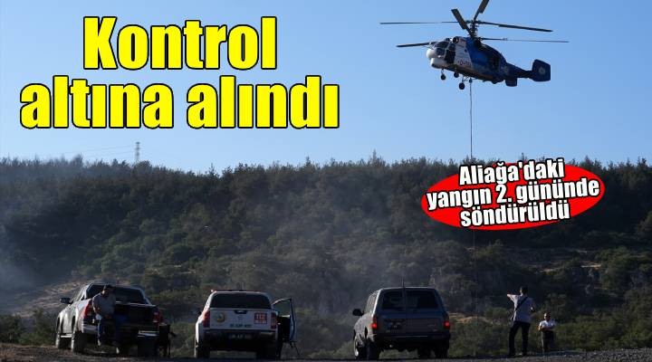 İzmir'deki orman yangınında 2'nci gün